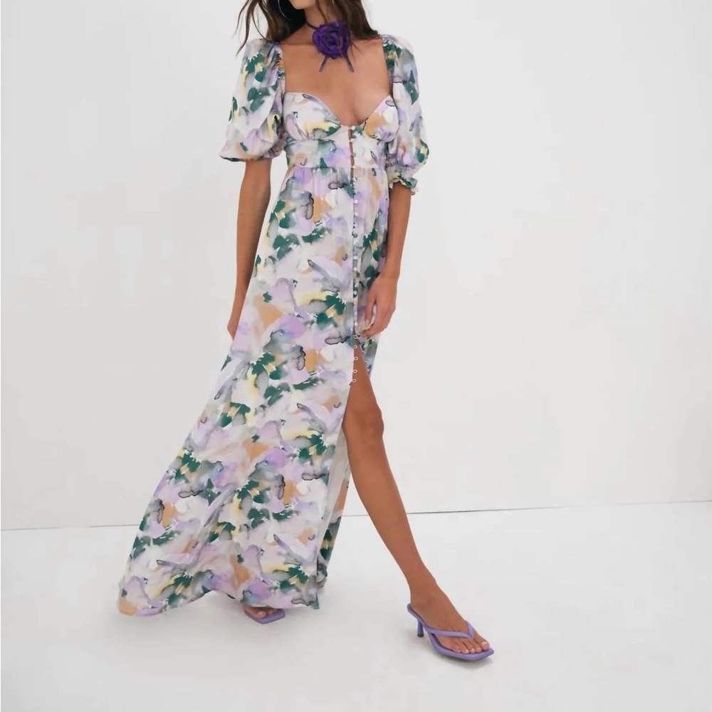 Megan Maxi Dress M/ Purple - For Love and Lemons